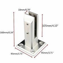 Factory Direct Casting Glass Clip Pool Short Bracket Frameless Glass Balustrade